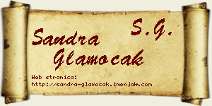 Sandra Glamočak vizit kartica